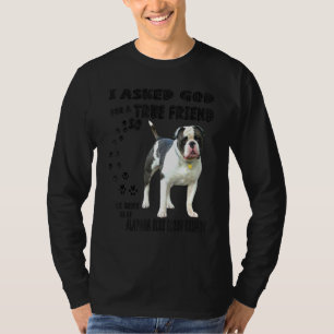 Alapaha Blue Blood Bulldog Quote Mama Vater Kostüm T-Shirt