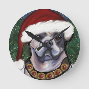 Alapaha Blue Blood Bulldog Runde Wanduhr