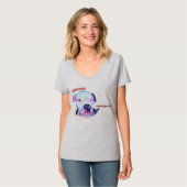 Alapaha "der Steele " der blaues T-Shirt (Vorderseite Vollansicht)