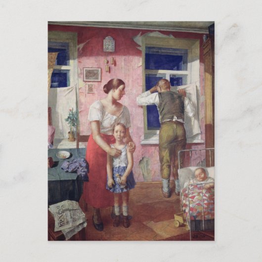 Alarm, 1934 postkarte (Vorderseite)