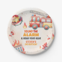 Alarm auslösen Feuerwehrwagen-Babyparty