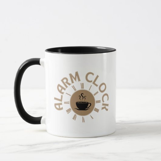 ALARM CLOCK RETRO MORNING KAFFELOVER TASSE (Links)