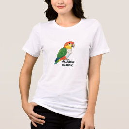Alarm Clock Sun Conure – Loud Parrot Design Tri-Blend Shirt