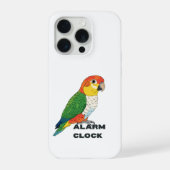 Alarm Clock Sun Conure – Loud Parrot iPhone Hülle (Rückseite)