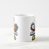 Alarm clock with attitude, roaster quote. kaffeetasse (Mittel)