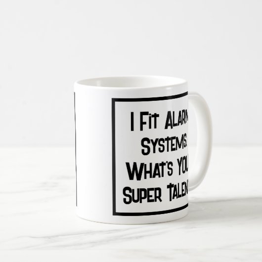 Alarm Fitter Super Talent. Tasse (VorderseiteRechts)