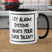 Alarm Fitter Super Talent. Zwei Tone-Kaffee-Tasse Tasse
