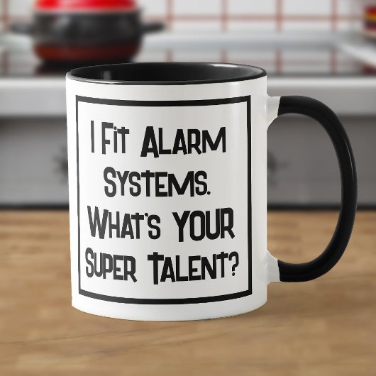 Alarm Fitter Super Talent. Zwei Tone-Kaffee-Tasse Tasse