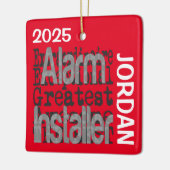 Alarm Installer Extraordinaire CUSTOM Keramikornament (Links)