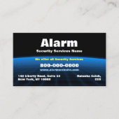 Alarm Security Tech Business Card Visitenkarte (Vorderseite)