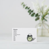 AlarmClockCard, Name, Adresse 1, Adresse 2, Visitenkarte (Stehend Vorderseite)