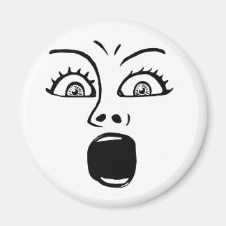 ALARMED! -Weiß Magnet