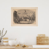 Alarmglocke über Port Vigilance (2446A) Poster (Küche)