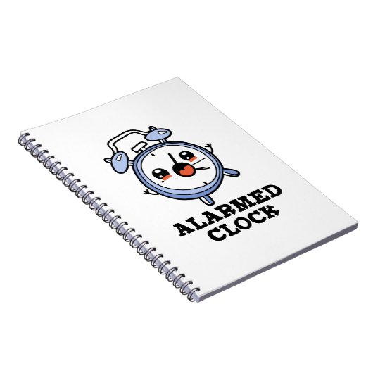 Alarmierter Uhrzeigerpuffer Notizblock (Rechte Seite)