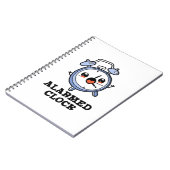 Alarmierter Uhrzeigerpuffer Notizblock (Linke Seite)