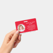 Alarmmeldung für die Kinderidentifizierung - Notfa Ausweis (Handheld)