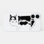 Alarmmodus: Corgi iPhone 16 Hülle (Rückseite (Horizontal))