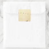 Alaska 13 quadratischer aufkleber (Tasche)