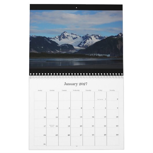 Alaska 2012 kalender (Jan 2027)