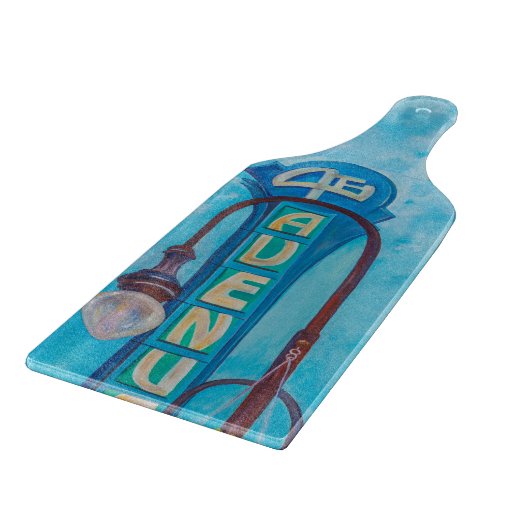 Alaska 4th Ave. Marquee Cutting Board Schneidebrett (Ecke)