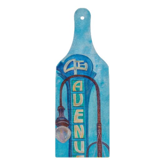 Alaska 4th Ave. Marquee Cutting Board Schneidebrett (Vorderseite)