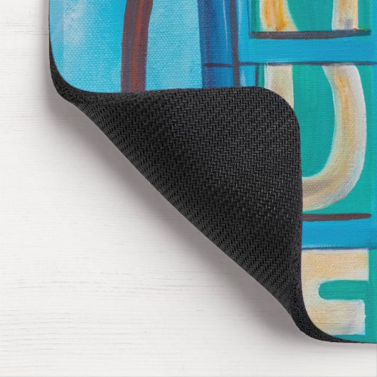 Alaska 4th Ave. Marquee Mouse Mousepad (Ecke)