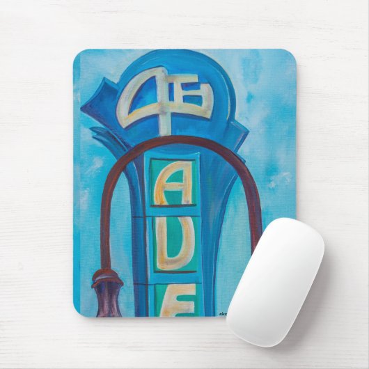 Alaska 4th Ave. Marquee Mouse Mousepad (Mit Mouse)