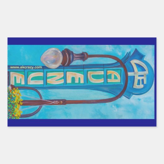 Alaska 4th Ave. Marquee Sticker (Vorderseite)