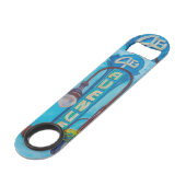 Alaska 4th Ave. / Spenard Flaschenöffner (Vorderseite Schrägansicht)