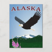 Alaska-Adler Postkarte (Vorderseite)