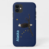 Alaska Adler und Fahne Case-Mate iPhone Hülle (Rückseite)
