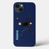 Alaska Adler und Fahne Case-Mate iPhone Hülle (Rückseite)