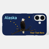 Alaska Adler und Fahne