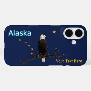 Alaska Adler und Fahne iPhone 16 Hülle