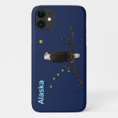 Alaska Adler und Fahne Case-Mate iPhone Hülle (Rückseite)