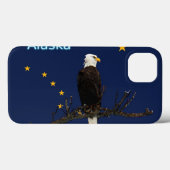 Alaska Adler und Fahne Case-Mate iPhone Hülle (Rückseite (Horizontal))