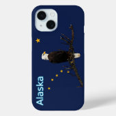 Alaska Adler und Fahne Case-Mate iPhone Hülle (Rückseite)