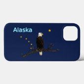 Alaska Adler und Fahne Case-Mate iPhone Hülle (Rückseite (Horizontal))