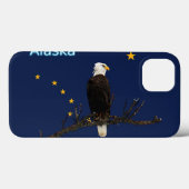 Alaska Adler und Fahne Case-Mate iPhone Hülle (Rückseite (Horizontal))