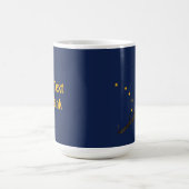 Alaska Adler und Fahne Kaffeetasse (Mittel)