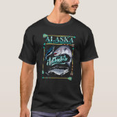 Alaska Adventure Alaskan Wildlife Fishing T-Shirt (Vorderseite)