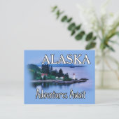 Alaska Adventure Awaits Postkarte (Stehend Vorderseite)