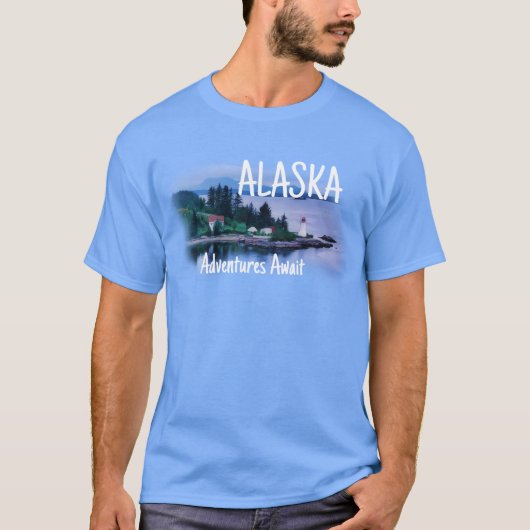 Alaska Adventure Awaits T-Shirt (Vorderseite)