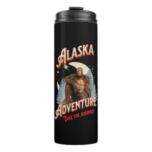 Alaska Adventure. Nehmen Sie den Journey Bigfoot Thermosbecher