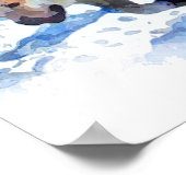 Alaska (AK) Ein Schlittenhundeteam - Travel Poster (Ecke)