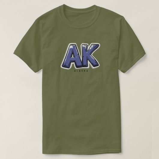 Alaska AK T-Shirt (Design vorne)