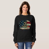 Alaska Ak Us Flag Motto Pul Sweatshirt (Vorne ganz)