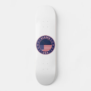 Alaska, Alaska-T - Shirt, Alaska-Aufkleber, Alaska Skateboard