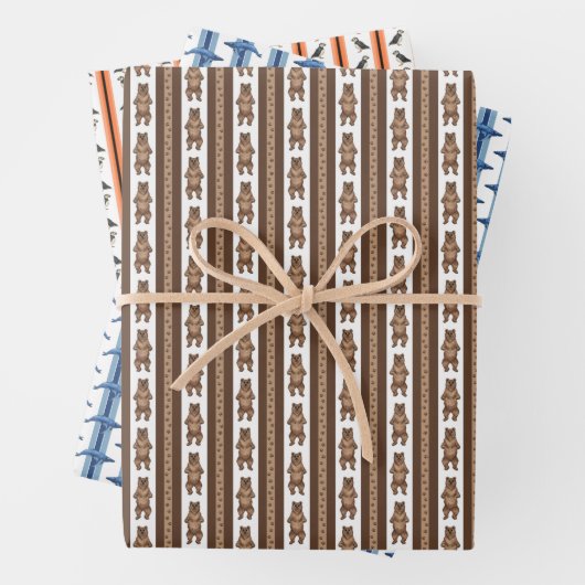 Alaska Animals  Geschenkpapier Set (Beispiel)