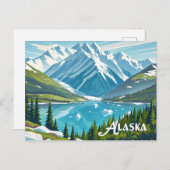 Alaska-Ansichtskarte Postkarte (Vorne/Hinten)